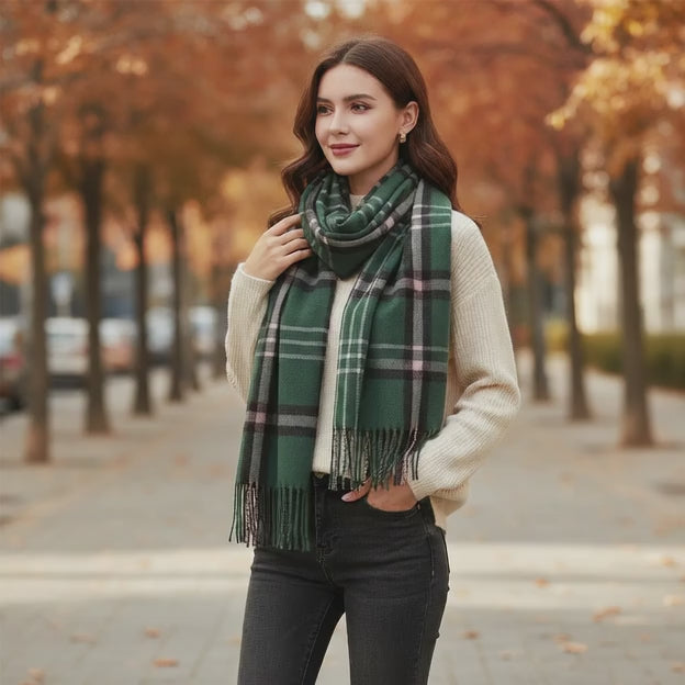 Echarpe en cachemire ANGELIQUE - Coeur de Foulard