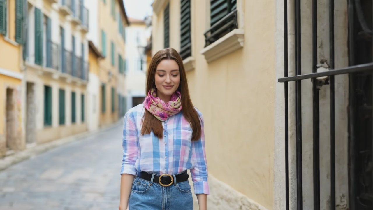 Foulard Soie - CHINATSU - Coeur de Foulard