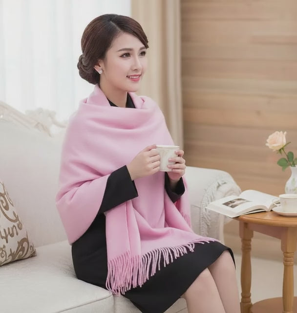 Echarpe femme laine LENE - Coeur de Foulard