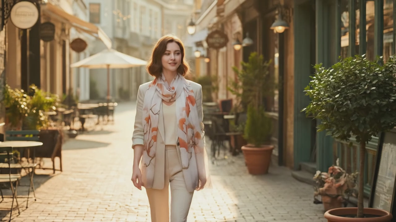 Foulard Soie - EMI - Coeur de Foulard