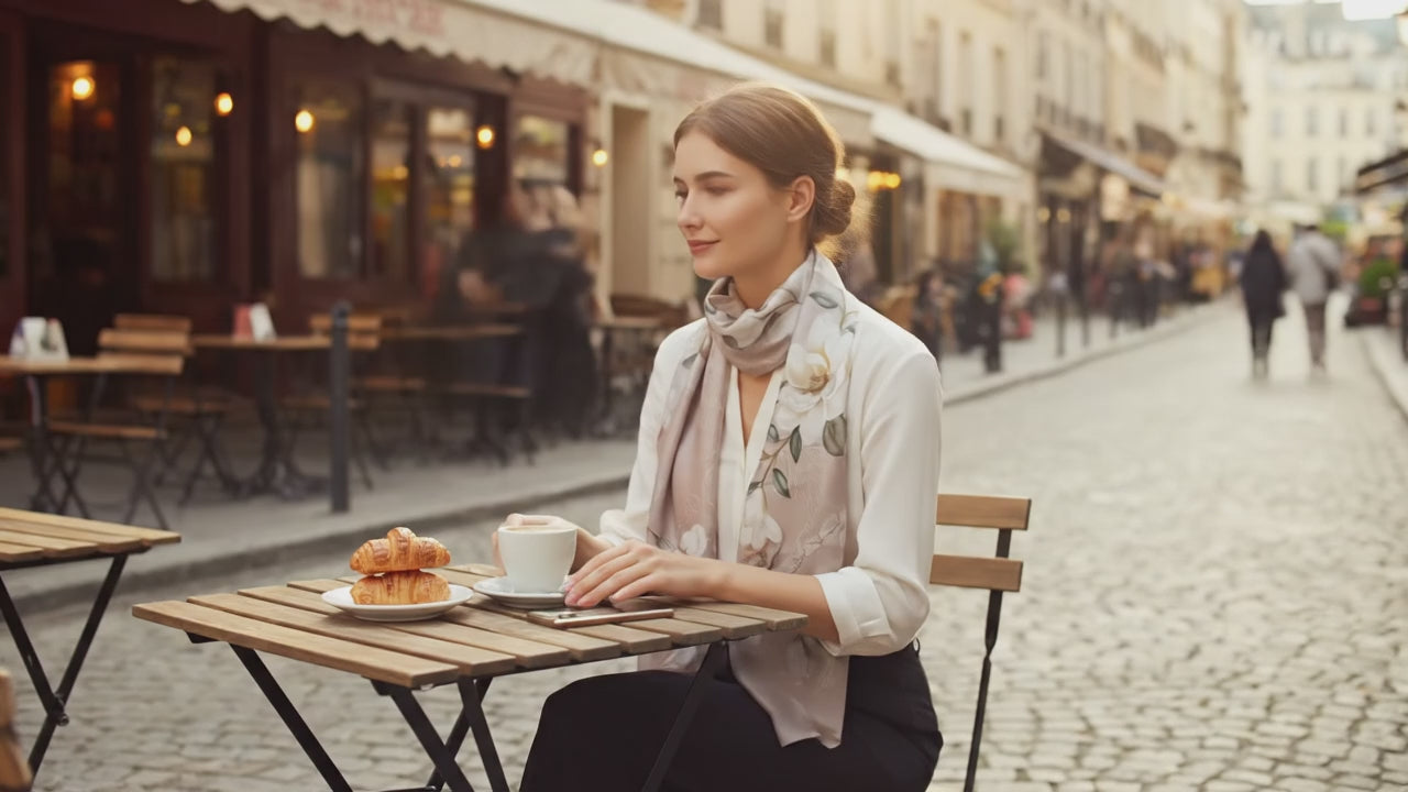 Foulard Soie - AHNRI - Coeur de Foulard
