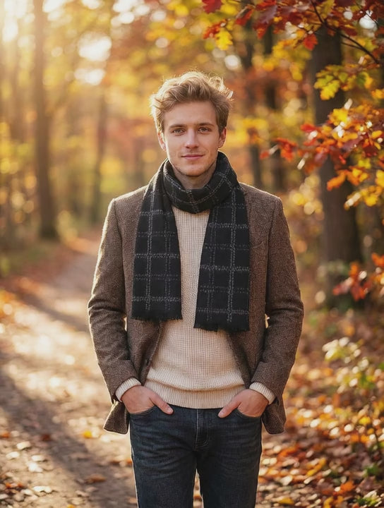 Echarpe homme THORSTEIN - Coeur de Foulard