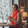 Echarpe femme hiver DOMINIQUE - Coeur de Foulard