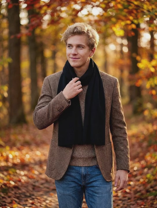 Echarpe homme RIKARD - Coeur de Foulard