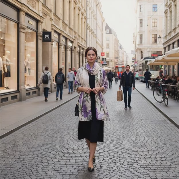 Foulard Soie - AKEMI - Coeur de Foulard