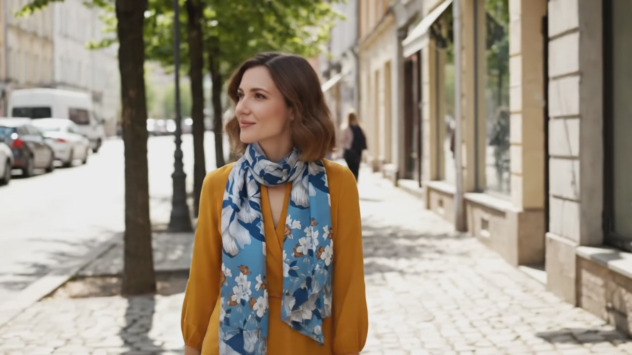 Foulard Soie - SAKI - Coeur de Foulard