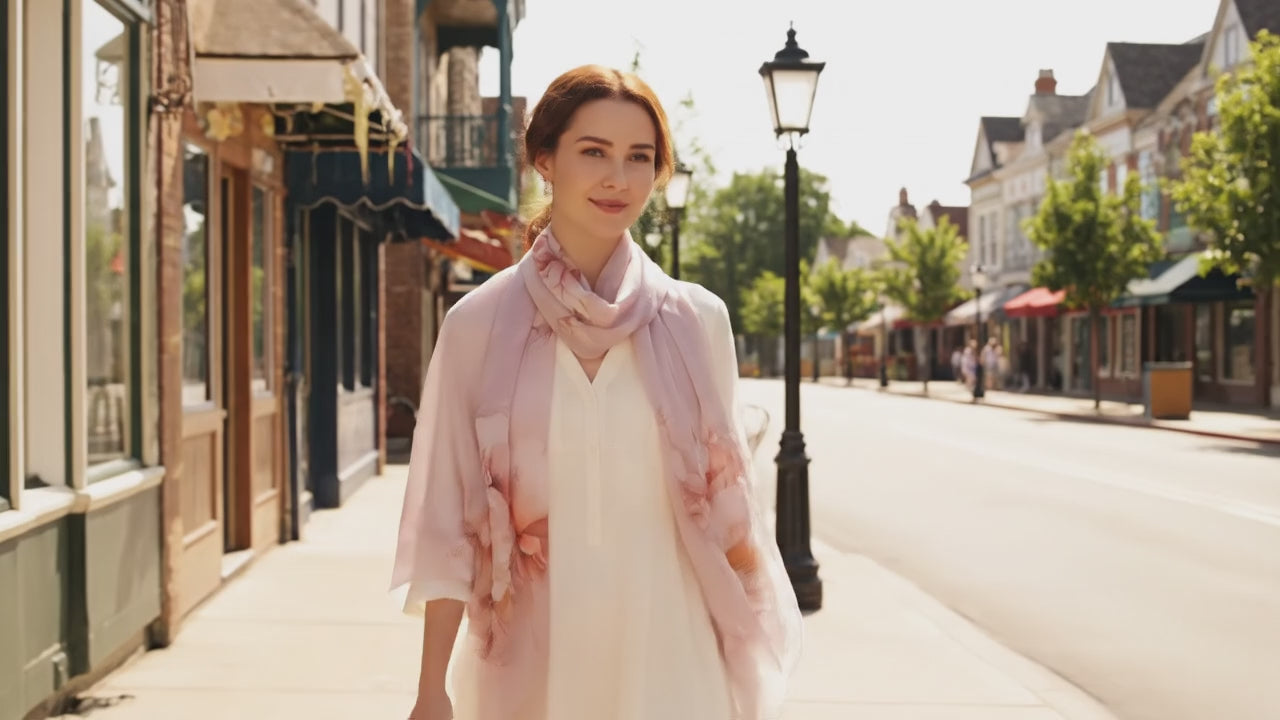 Foulard Soie - HANA - Coeur de Foulard