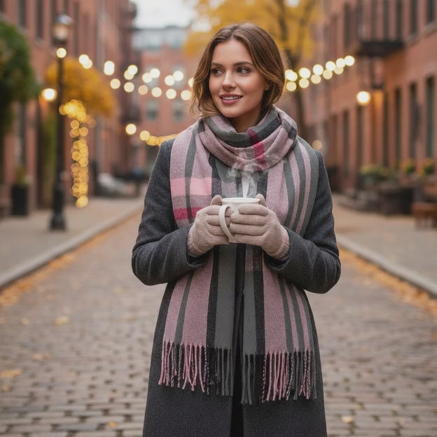 Echarpe en cachemire BERANGERE - Coeur de Foulard