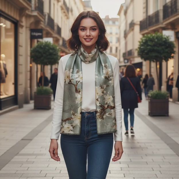 Foulard Soie - BONG - Coeur de Foulard
