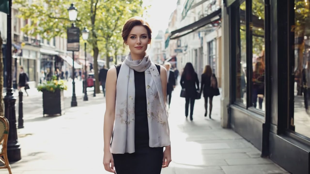 Foulard Soie - HEEJIN - Coeur de Foulard