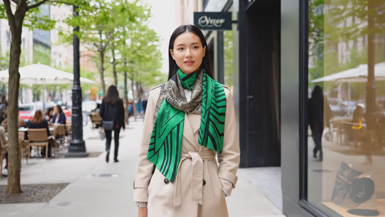 Foulard Soie Femme - INES Coeur de Foulard