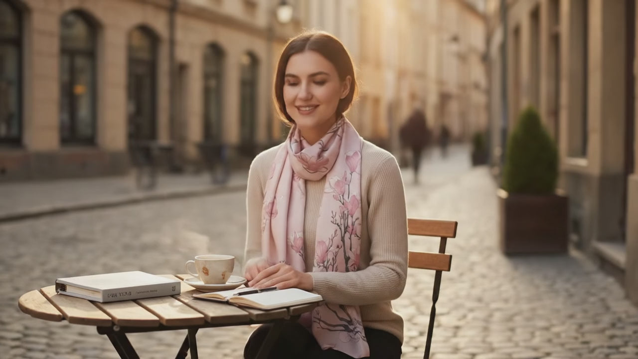 Foulard Soie - AERA - Coeur de Foulard