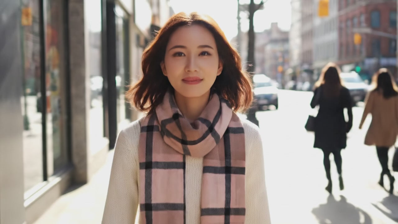 Echarpe en cachemire SANDRA -  Coeur de Foulard