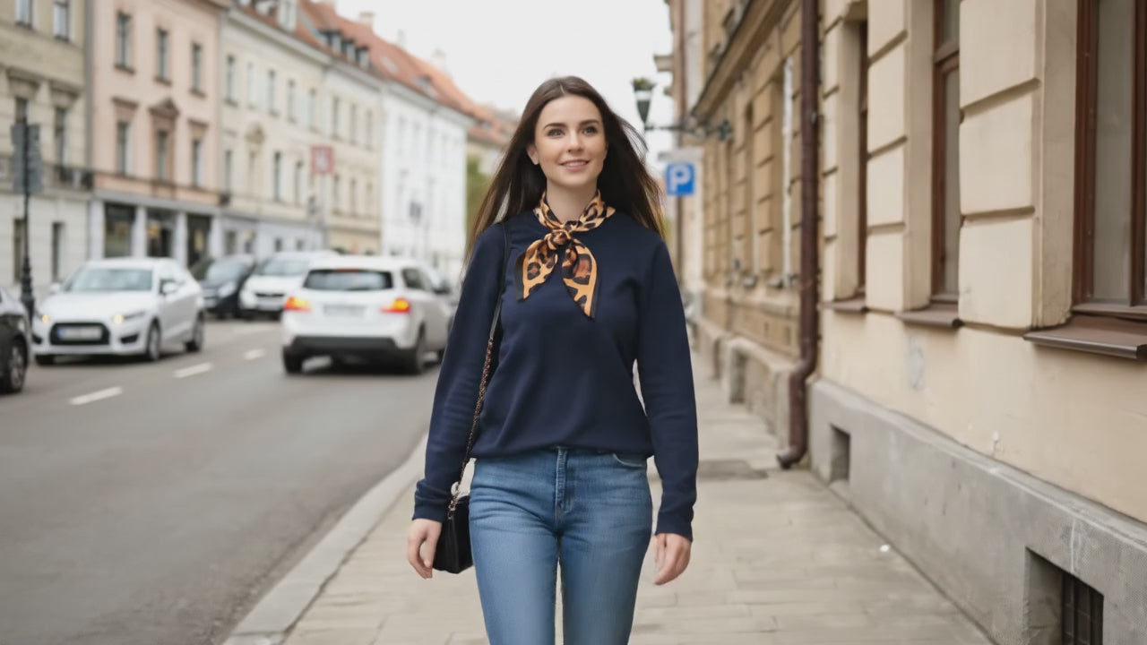 Foulard carré CECILIA - Coeur de Foulard