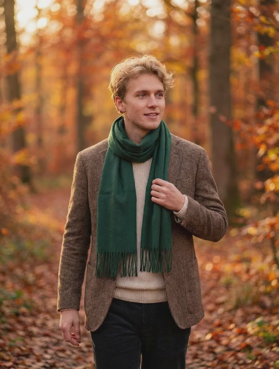 Echarpe cachemire homme JACKSON  - Coeur de Foulard