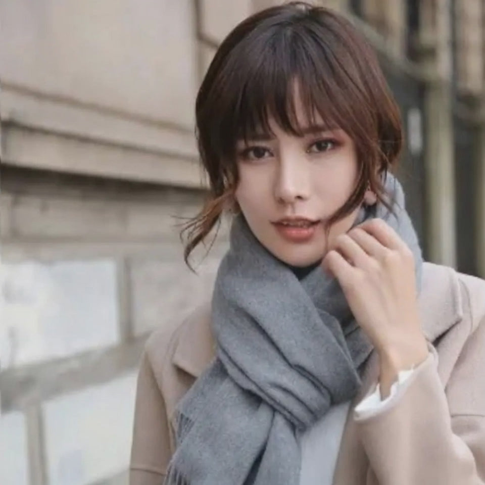 Echarpe en laine femme IDA - Coeur de Foulard