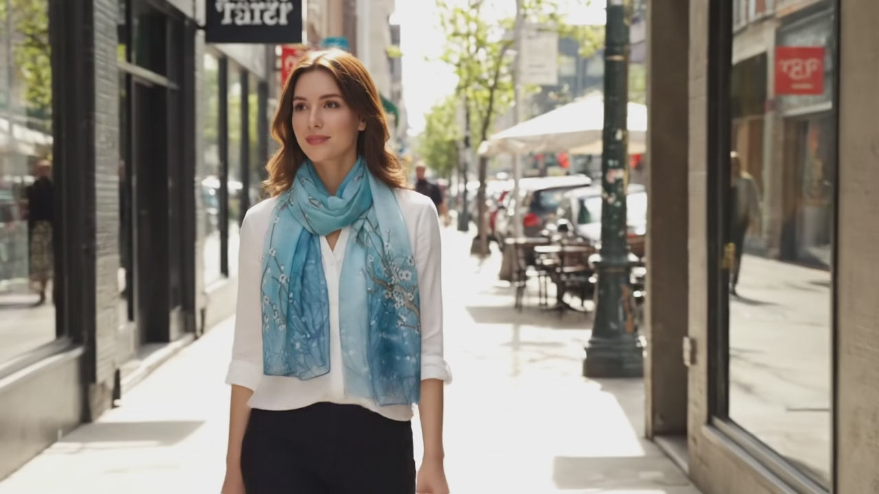 Foulard Soie - KEIKO - Coeur de Foulard