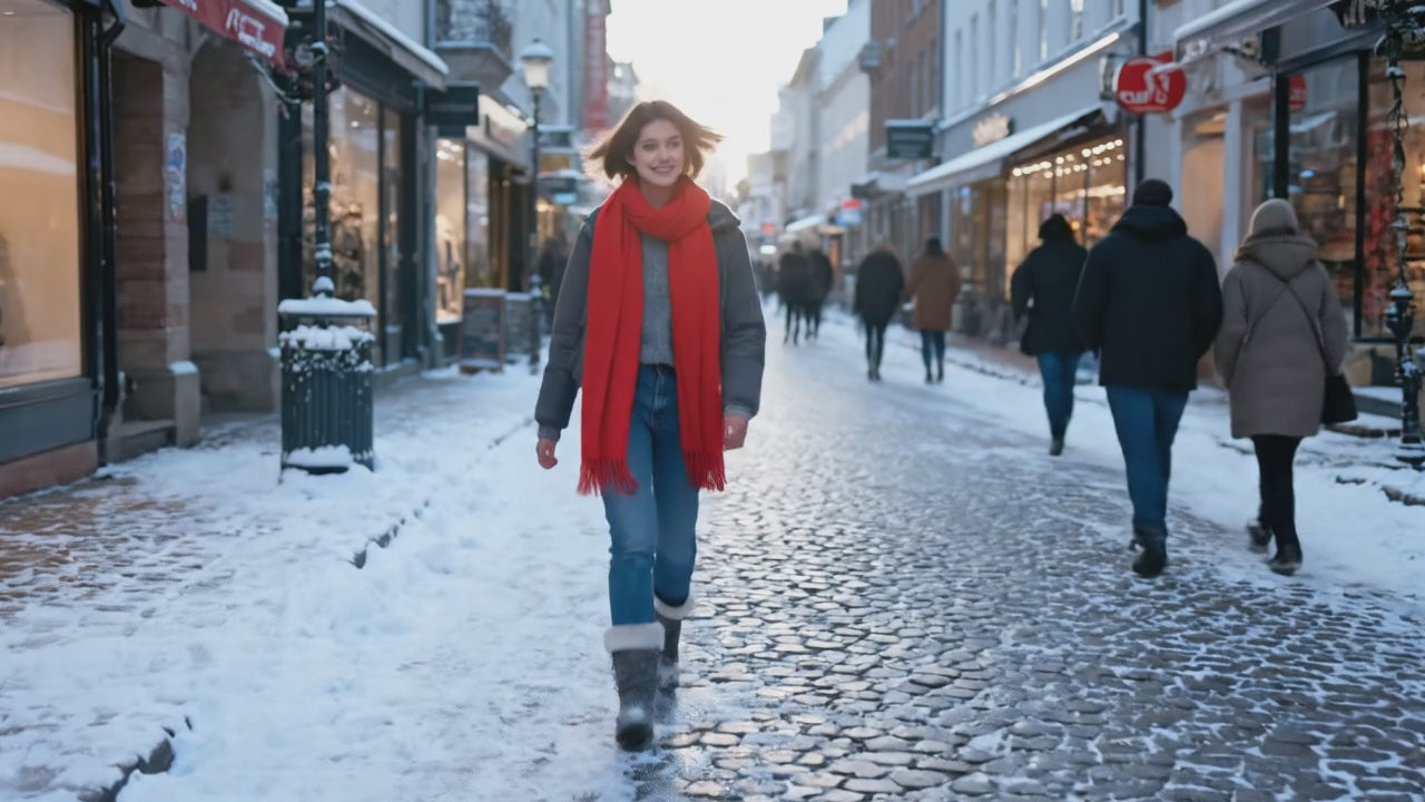 Echarpe cachemire SUZANNE - Coeur de Foulard