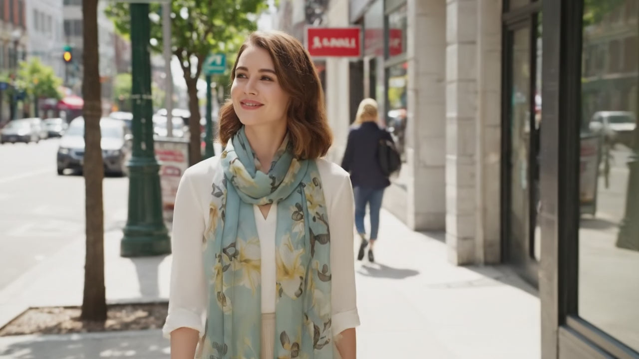 Foulard Soie - ASUKA - Coeur de Foulard