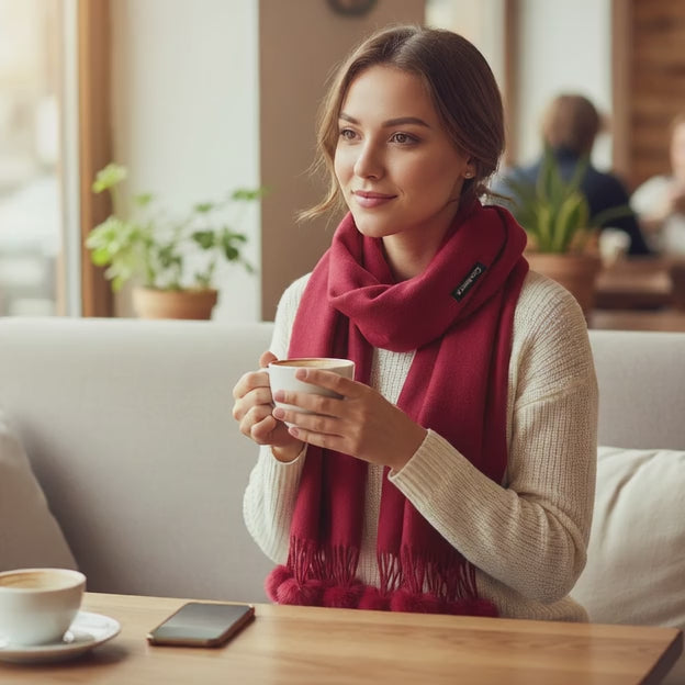 Echarpe en cachemire STACY - Coeur de Foulard