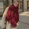 Echarpe femme luxe BODIL - Coeur de Foulard