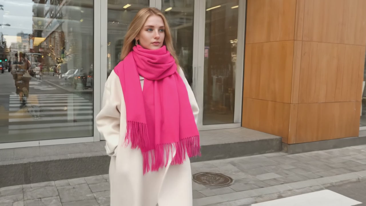 Echarpe femme luxe DAGMAR - Coeur de Foulard