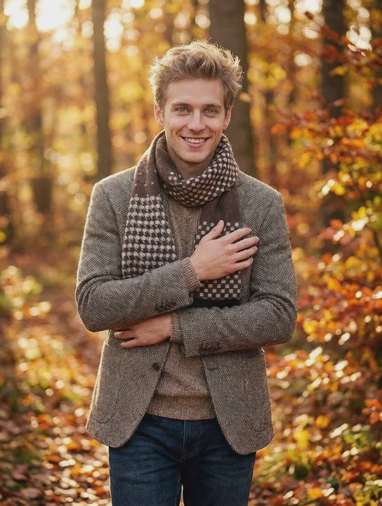 Echarpe homme CODY - Coeur de Foulard