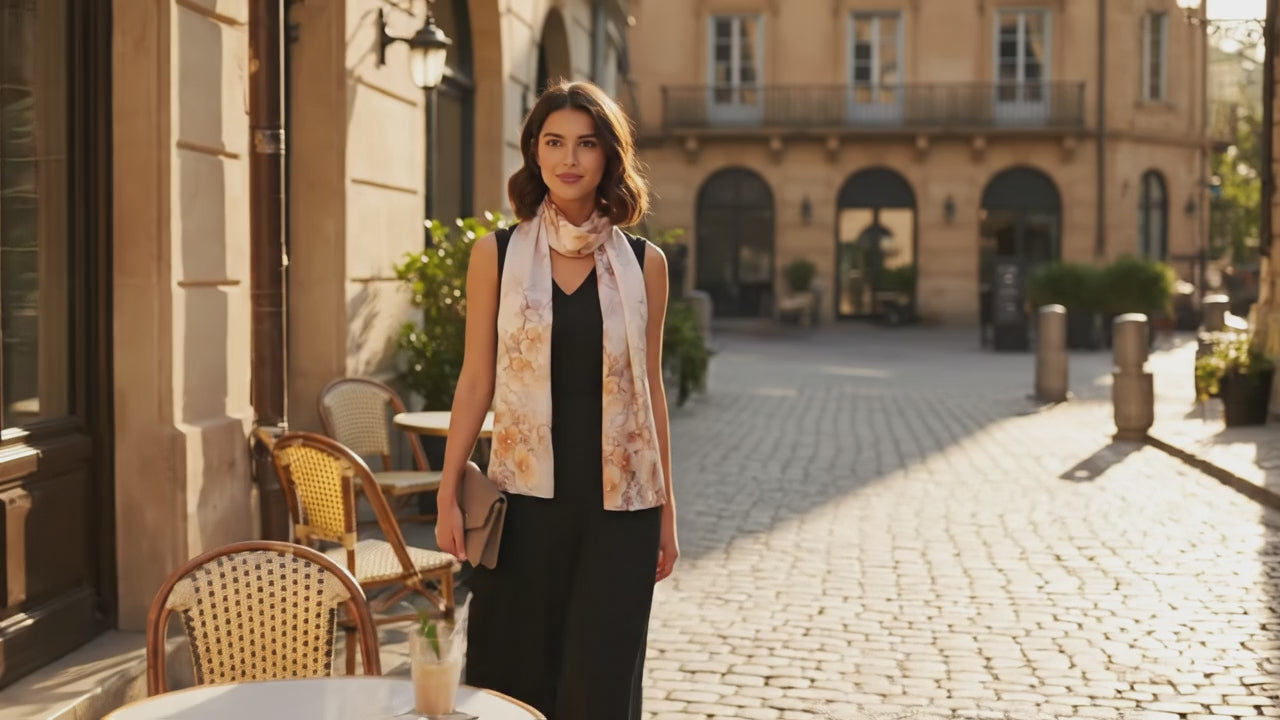 Foulard Soie - HYEBIN - Coeur de Foulard