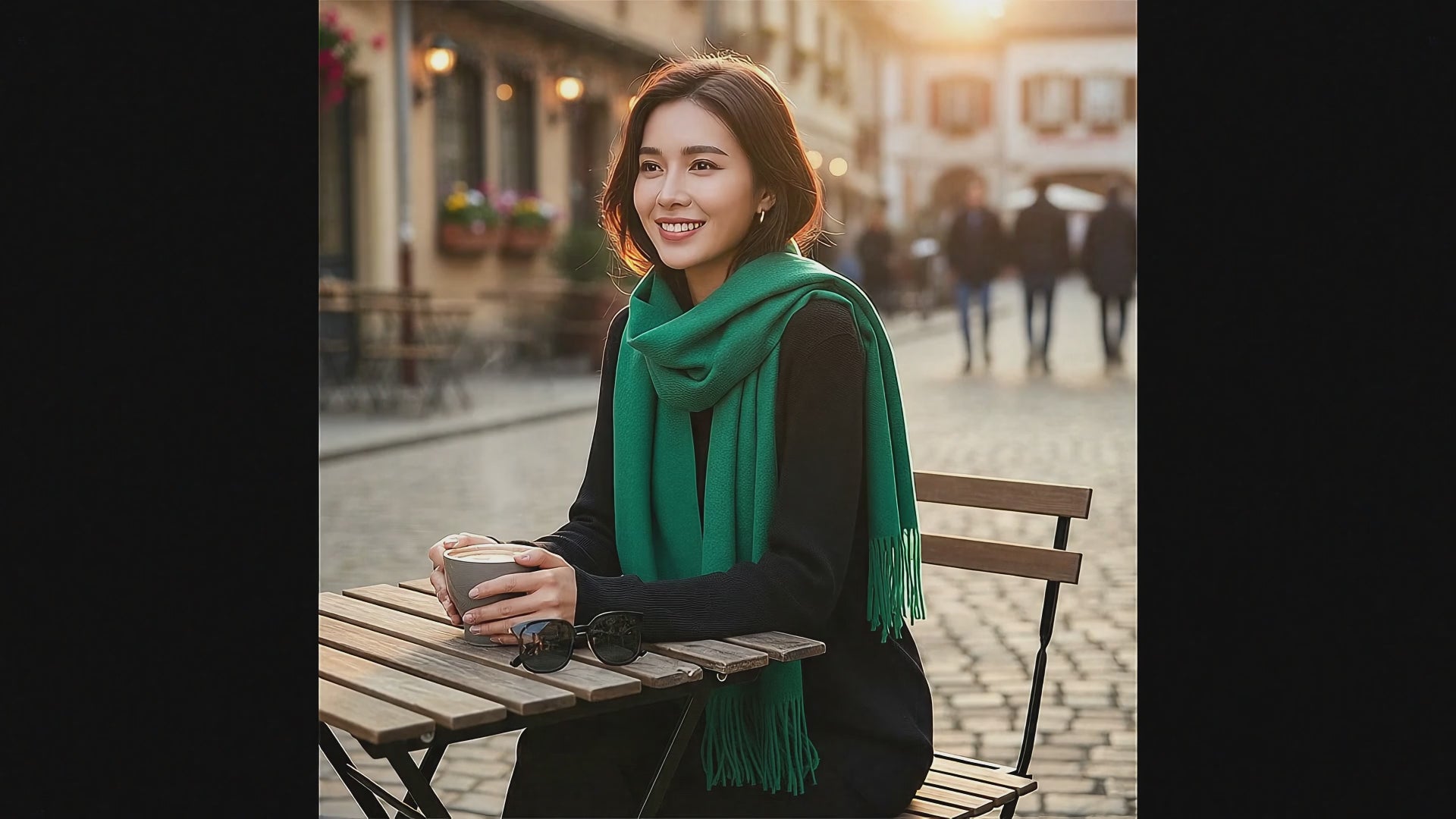 Echarpe cachemire TRIXIE - Coeur de Foulard