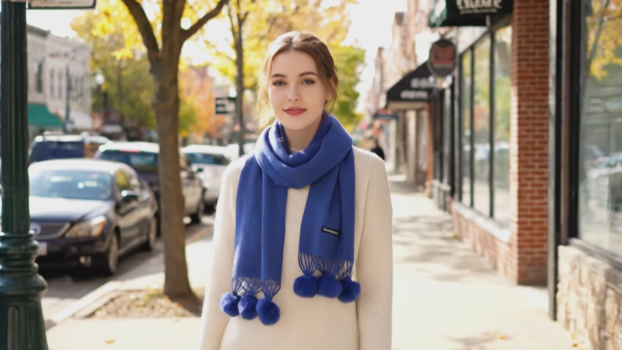 Echarpe en cachemire SORAYA - Coeur de Foulard