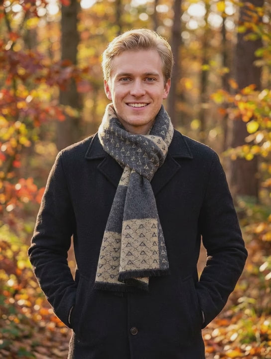 Echarpe homme CONNOR - Coeur de Foulard