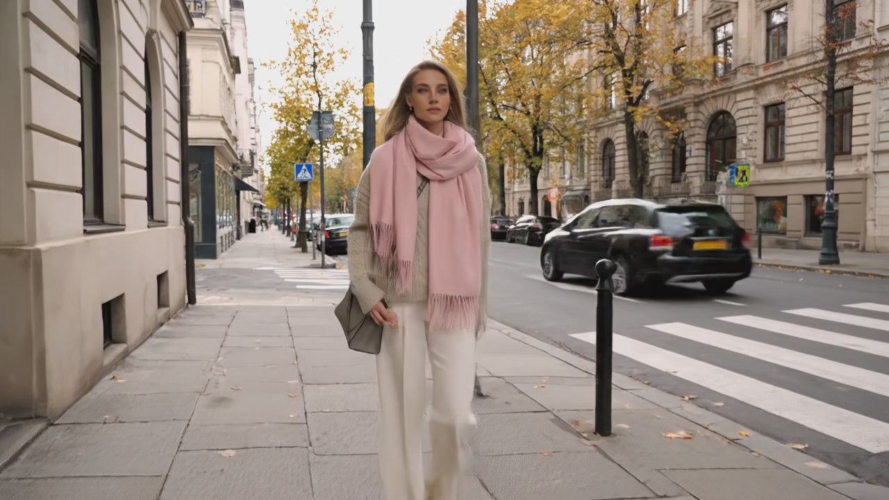 Echarpe femme luxe ASTRID - Coeur de Foulard