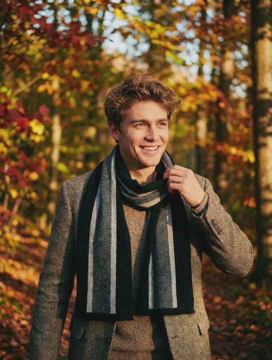 Echarpe homme JUKKA - Coeur de Foulard