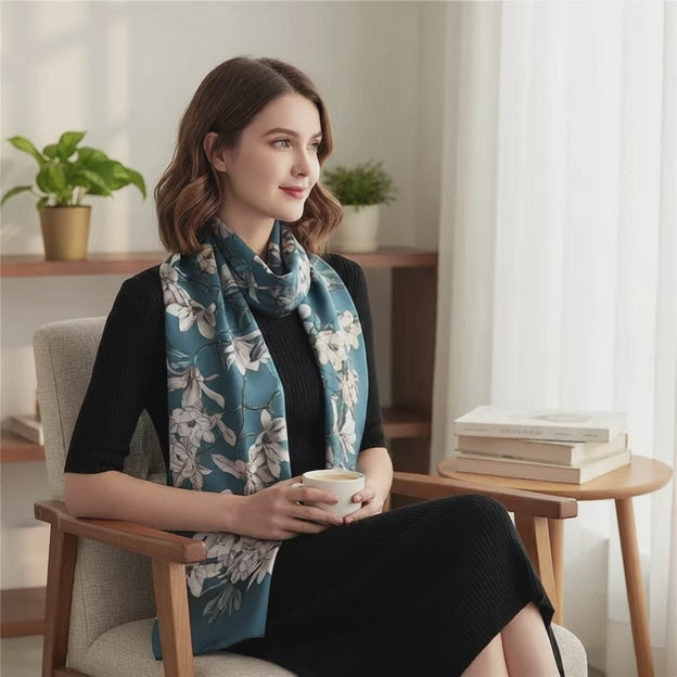 Foulard Soie - AIKO - Coeur de Foulard