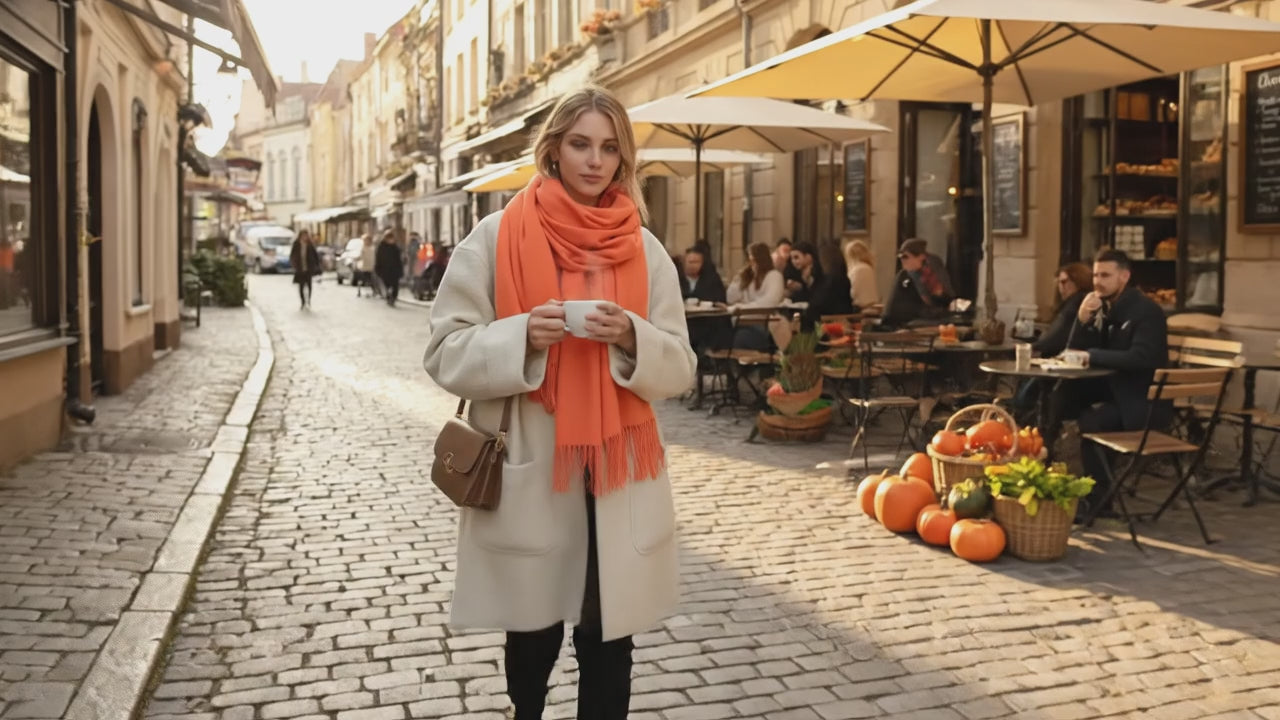 Echarpe femme luxe EIJA - Coeur de Foulard