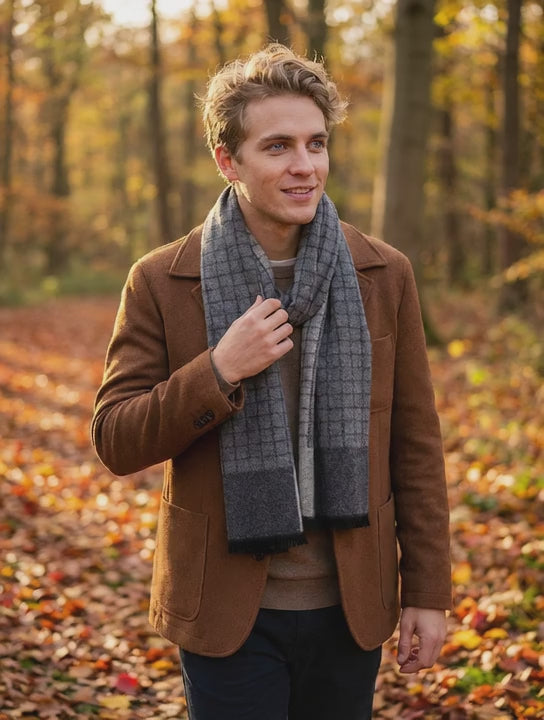 Echarpe homme DEAN - Coeur de Foulard