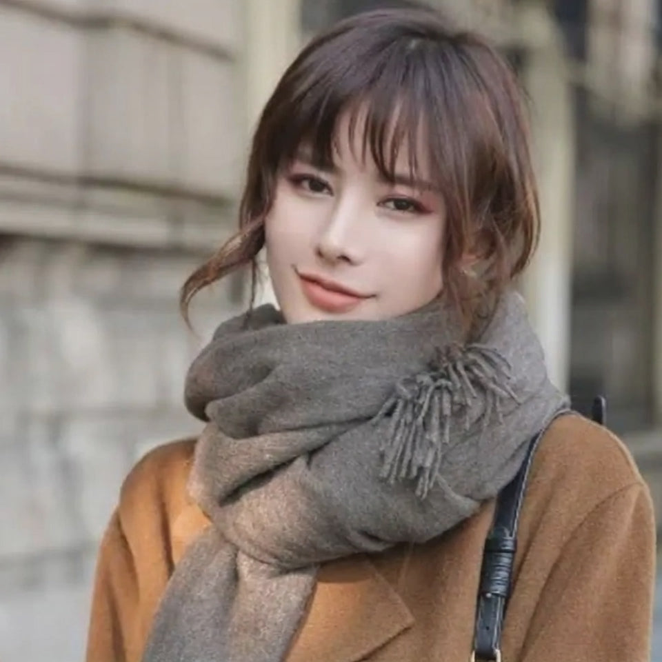 Echarpe en laine femme ISA - Coeur de Foulard