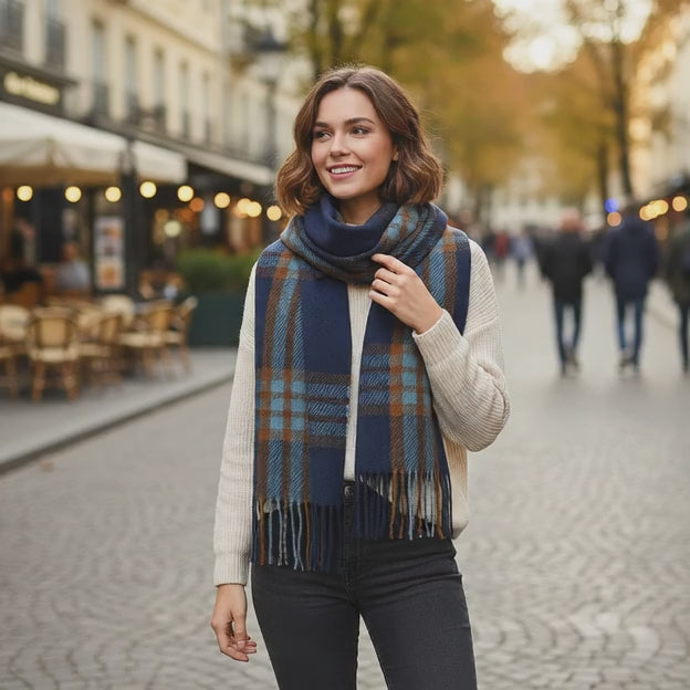 Echarpe en cachemire ARMANDE - Coeur de Foulard