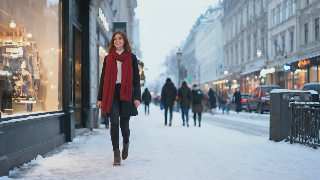Echarpe cachemire STEPHANIE - Coeur de Foulard