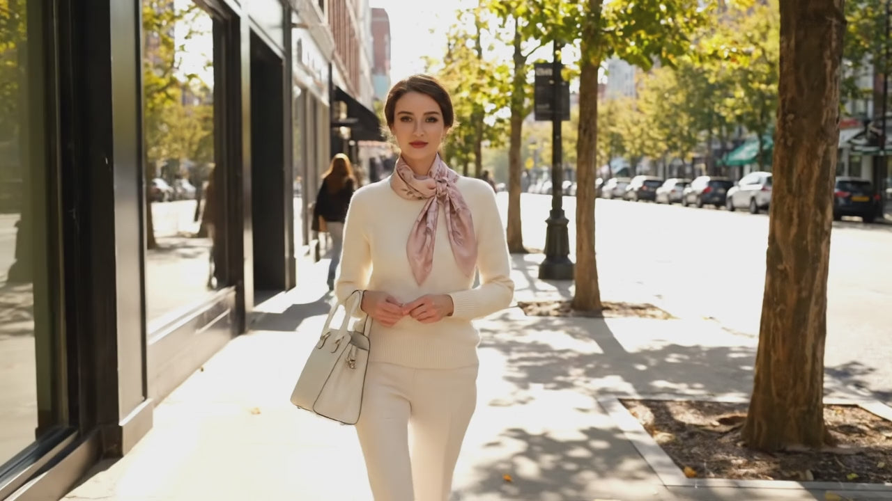 Foulard Soie Femme - MARTA - Coeur de Foulard