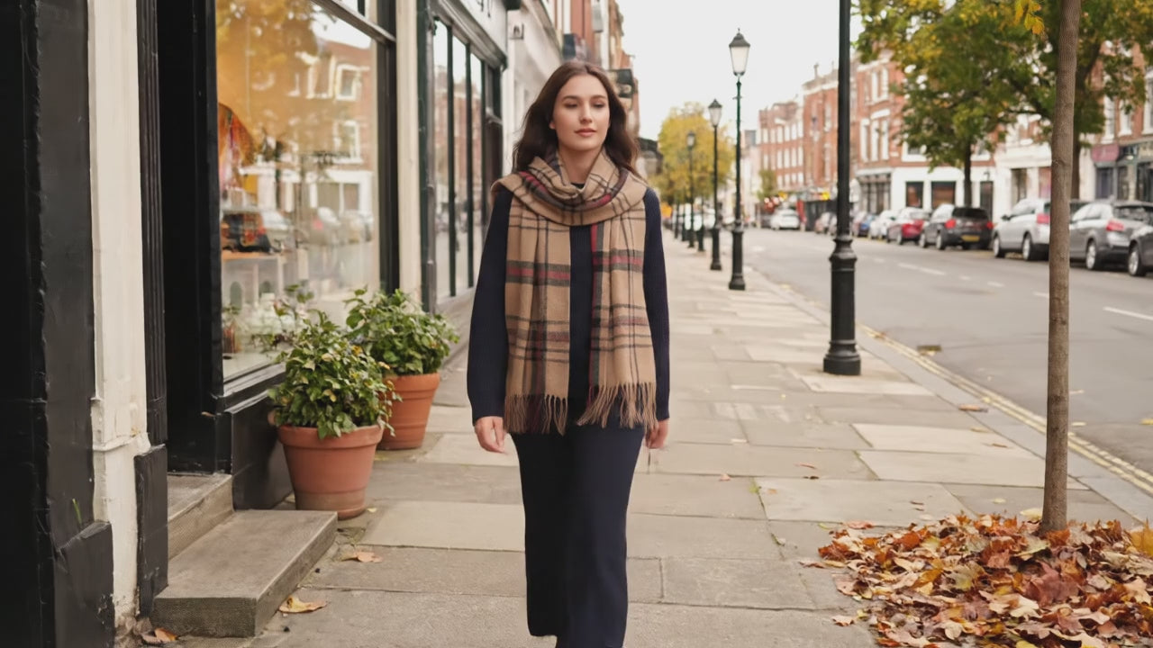 Echarpe en cachemire SOLINE - Coeur de Foulard