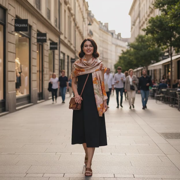 Foulard Soie - AKIKO - Coeur de Foulard