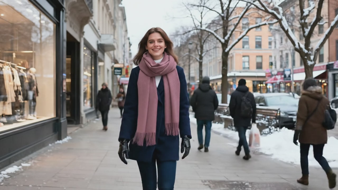 Echarpe cachemire STELLA - Coeur de Foulard