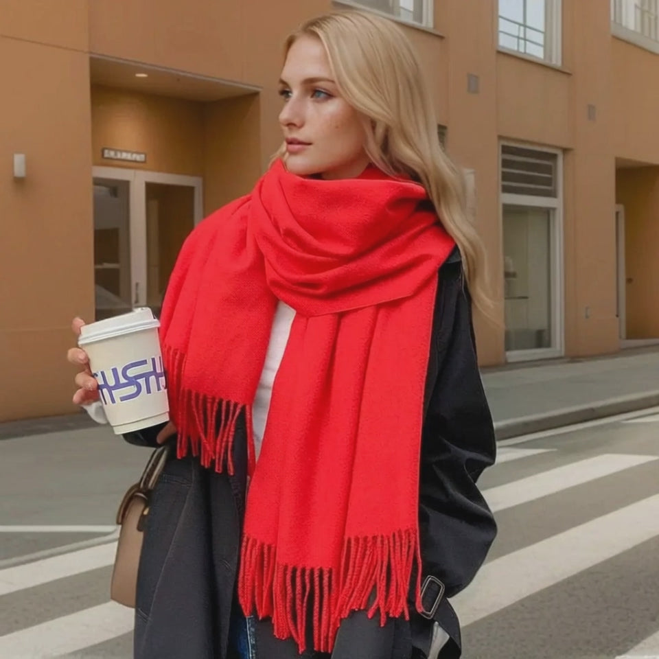 Echarpe femme luxe BRITA - Coeur de Foulard