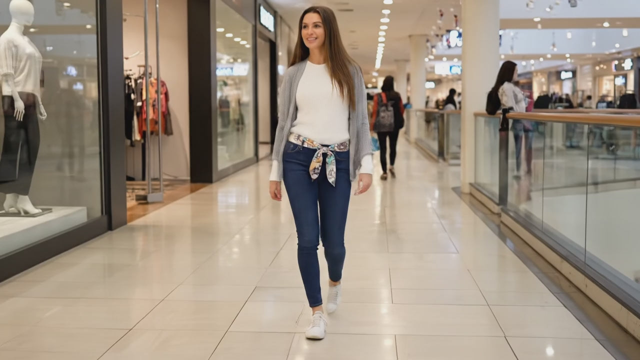 Ceinture Foulard Femme - PADMA - Coeur de Foulard