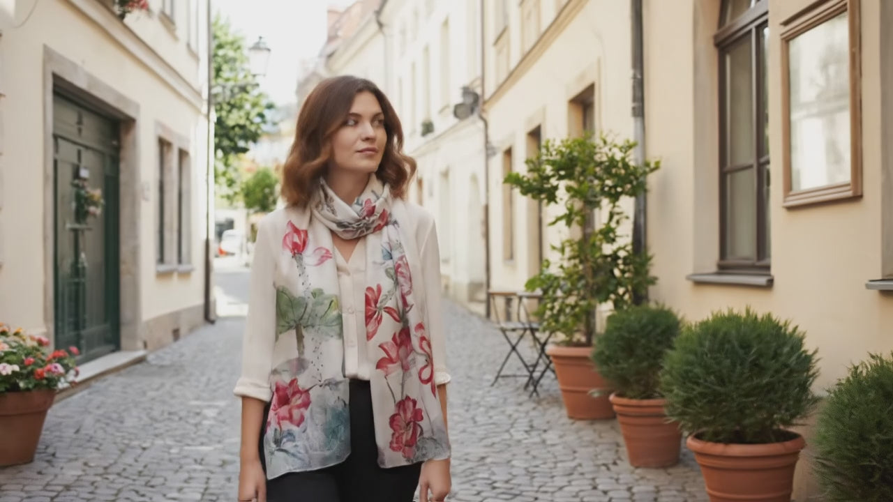 Foulard Soie - MIKI - Coeur de Foulard
