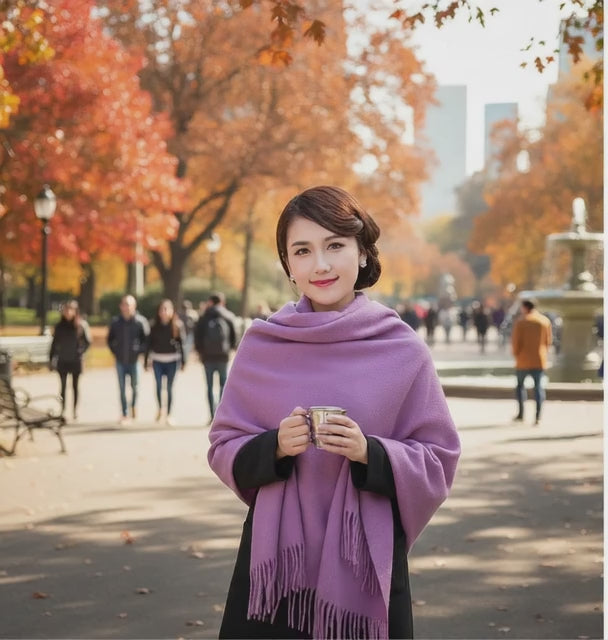Echarpe femme laine KAIJA Coeur de Foulard