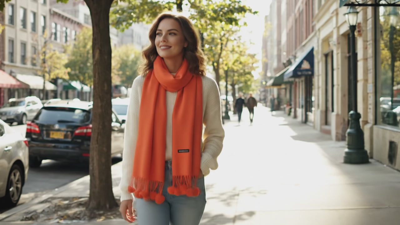 Echarpe en cachemire SOPHIE - Coeur de Foulard