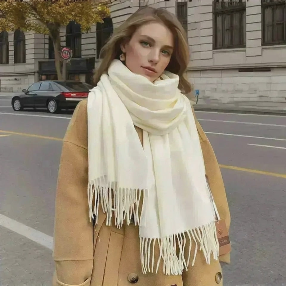 Echarpe femme luxe ANNIKA - Coeur de Foulard
