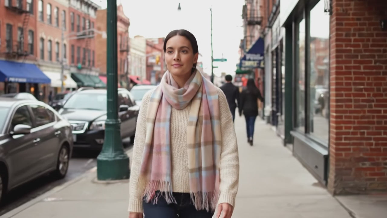 Echarpe en cachemire SAVANNAH - Coeur de Foulard